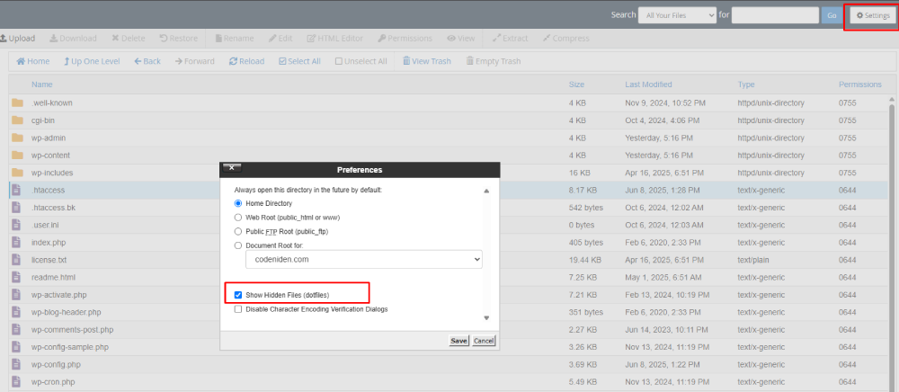Fix 500 Error Editing htacess